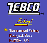 Zebco Fishing Title Screen